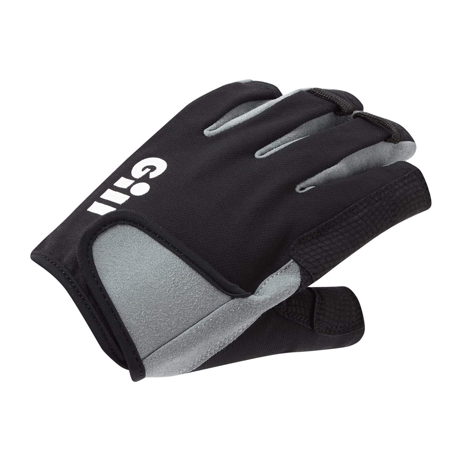 Gill Deckhand Sailing Gloves Short Finger with 3/4 Length Fingers - 50+ UV Sun Protection & Water Repellent