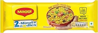 2-Minute Instant Noodles, Favourite Masala Taste, Masala Noodles With Goodness Of Iron, Made With Choicest Quality Spices, 560g/600g Pouch (weight may vary)