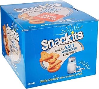 Nabil, Snackits, Salted Baked Crackers Multipack, 40G X 12