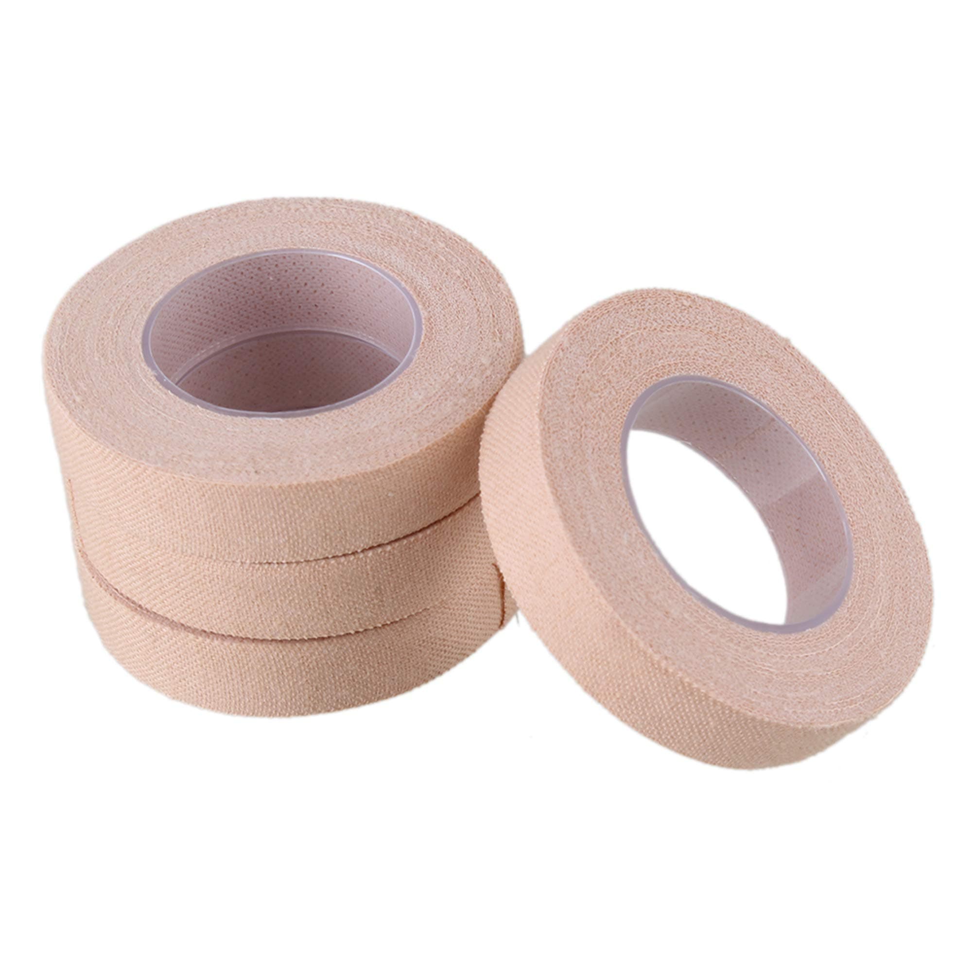 Lovermusic 500cm Complexion Soft Finger Adhesive Tape Roll Replacement for Chinese Guzheng Finger Picks Pack of 4