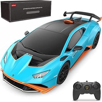 RASTAR Lamborghini Remote Control Car, 1/24 RC Lamborghini Huracán STO Toy Car RC Cars, Gifts for Dad