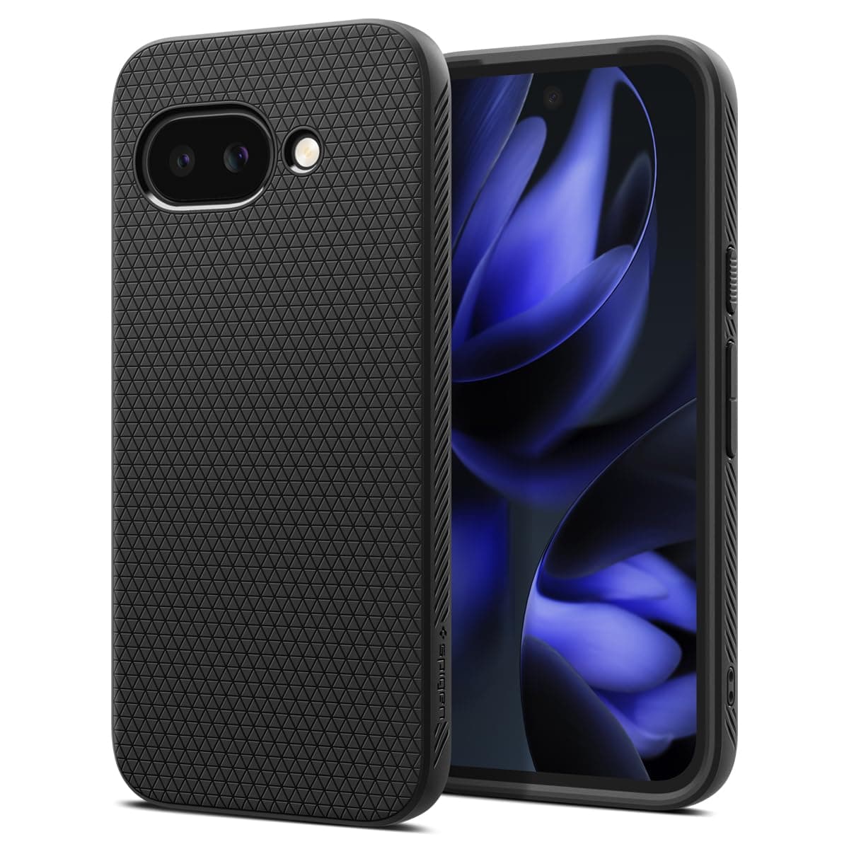 Liquid Air for Google Pixel 9a Case, Pixel 9a Back Cover (2025) - TPU|Matte Black