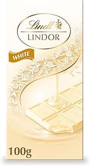 Lindt Lindor White Chocolate Bar, 100g