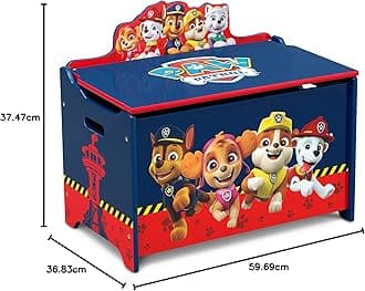 Delta Children Deluxe Toy Box, Paw Patrol