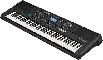 Yamaha, 76-Key Touch-Sensitive Advanced Portable Keyboard with Power Adapter (PSREW425)