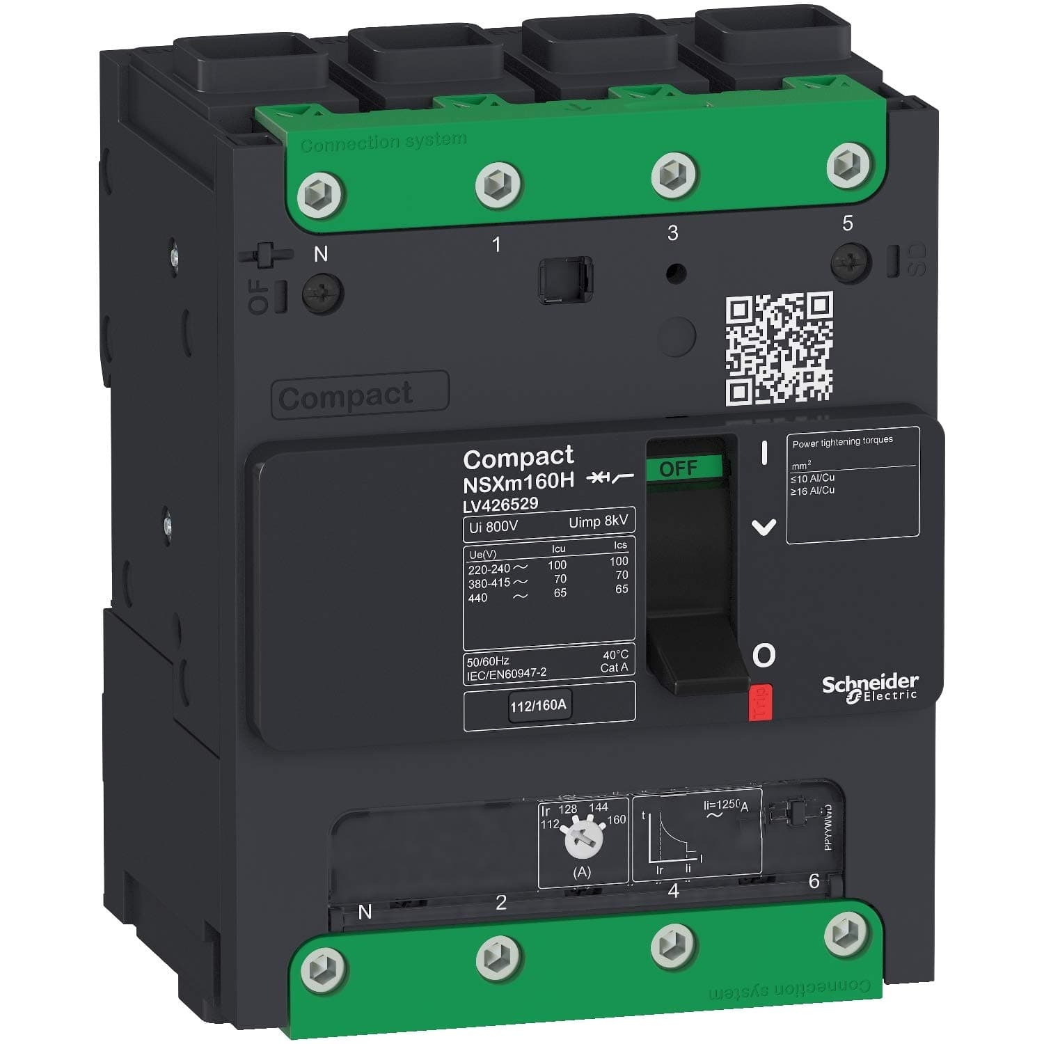 Elink NSXm 16kA TM160D 4P/3P Interruptor