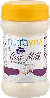 Nutra Vita Goat Milk Powder | Freeze Dried |100Grams |Pure and Natural |Organic