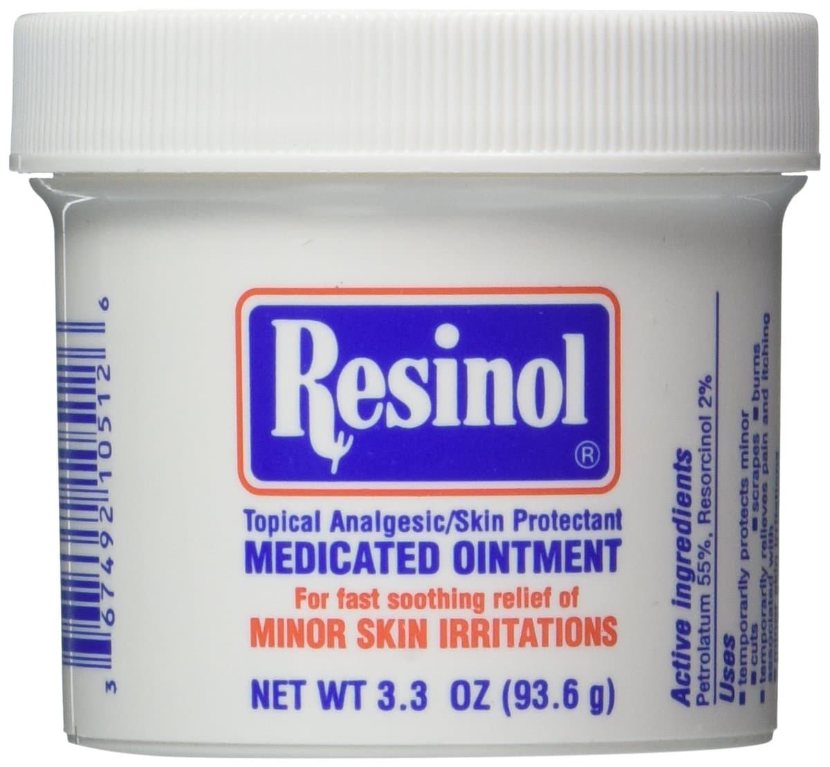 RESINOL OINTMENT JAR Size: 3.3 OZ (Pack of 2)