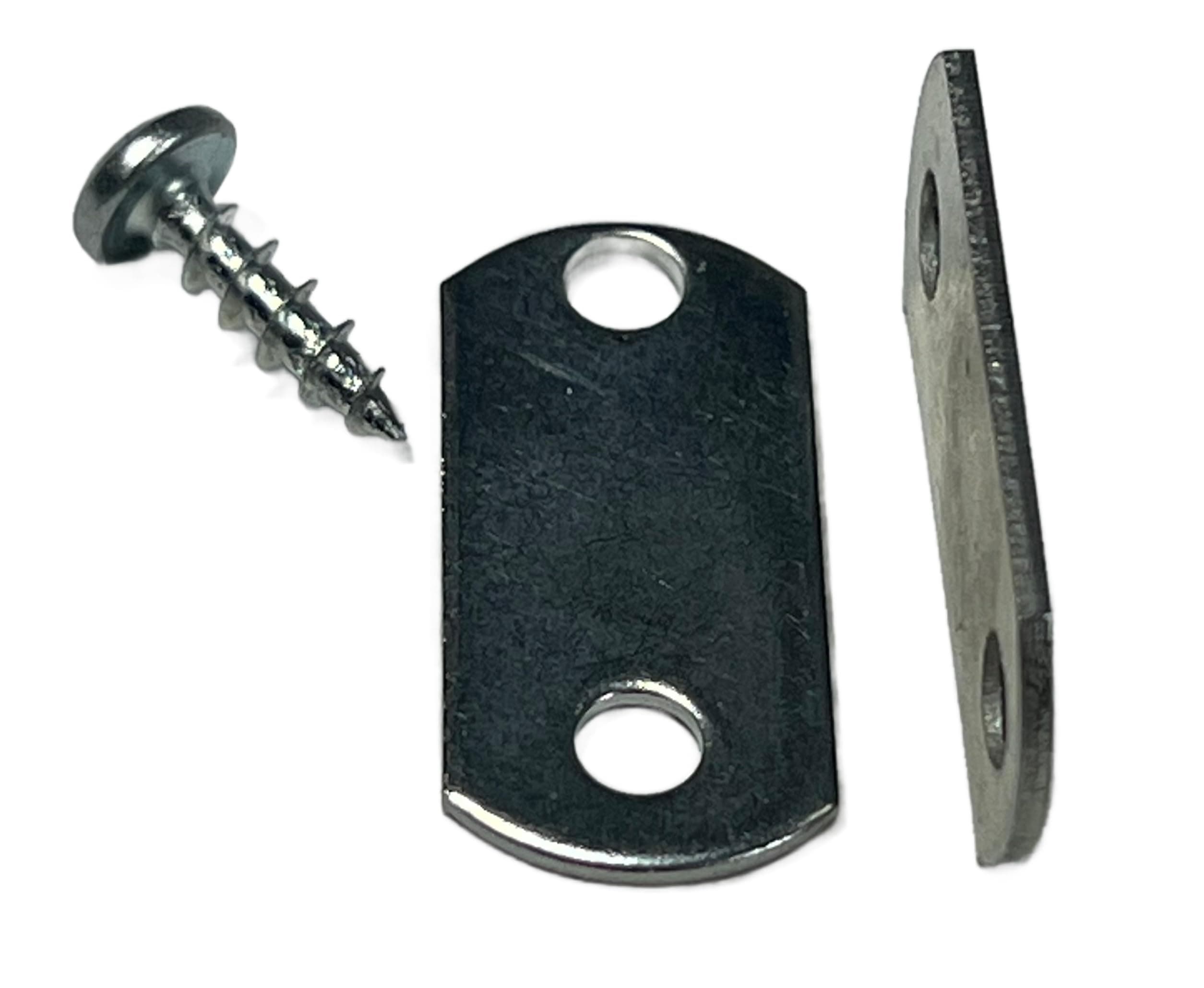 Canvas Clips for Picture Framing screws included 15 per pack ( Choose your offset size ) by E.H.C. (0/0 Flush)