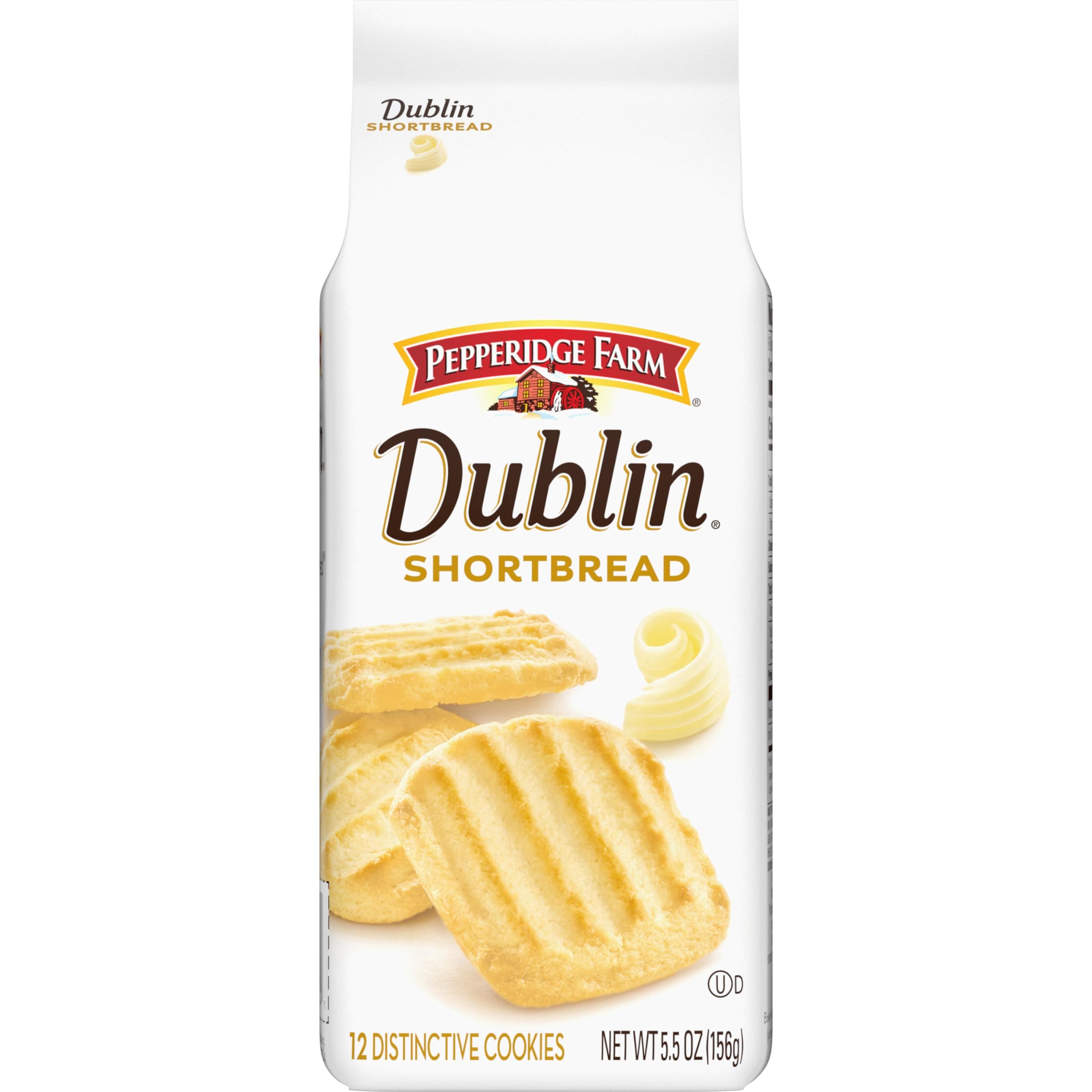Dublin Shortbread Cookies, 5.5 Oz Bag