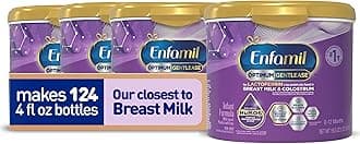 Optimum Gentlease Baby Formula, Our Closest Formula to Breast Milk For Fussiness, Crying, Gas & Spit-up, Immune-Supporting Lactoferrin also found in Breast Milk, 19.5 Oz, Pack of 4