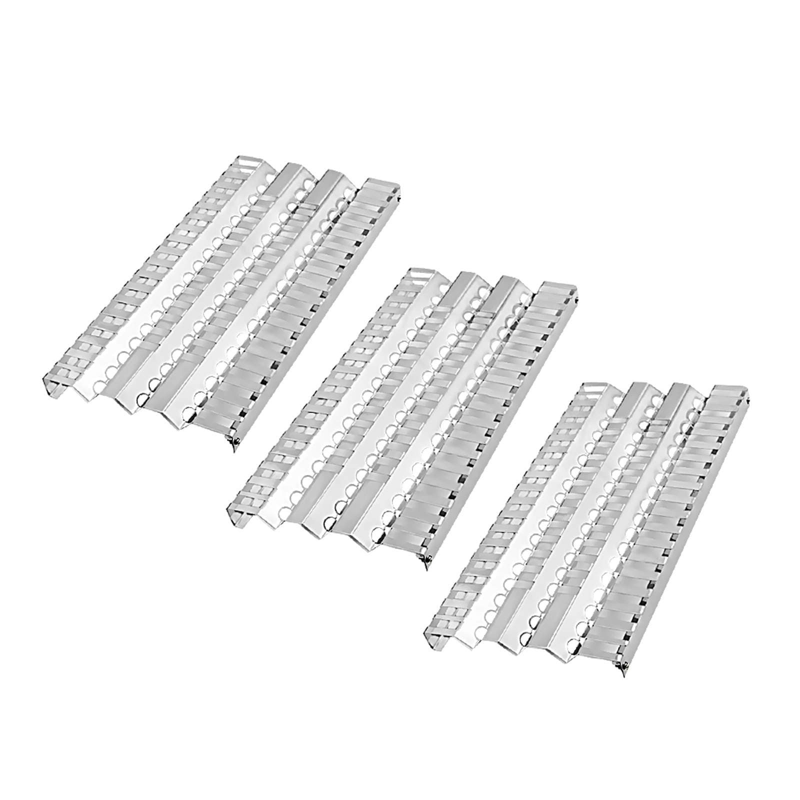 BBQ funland SH2911(3-Pack) DCS BGA27-BQRN, BGA36-BQAR, BGA48-BQARL, BGA48-BQRL, BGA48-BQRN, BGB30-BQRL, BGB30-BQRN, BGB36-BQAR & Frontgate FG27F Gas Grill Stainless Steel Heat Shield Replacement