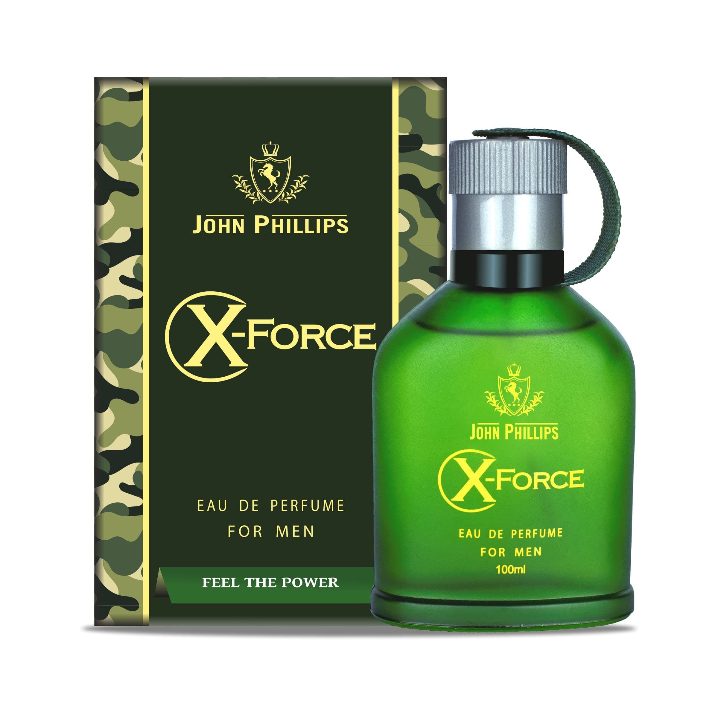 John Phillips X-Force Casual Eau De French Perfume For Men - 100 ml
