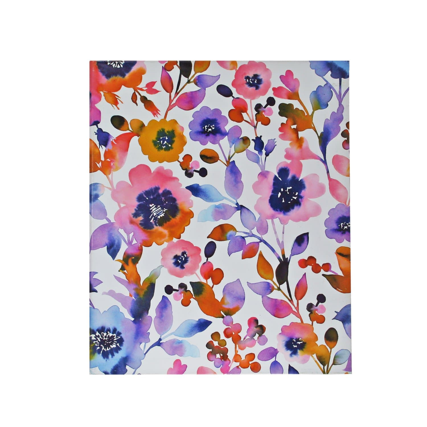 Capri Designs - Padfolio with Hidden Spiral - Paintbox Floral (Designed by Josephine Kimberling)