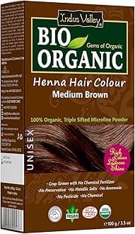 Indus Valley Medium Brown Henna Hair Color-100% Pure & Natural
