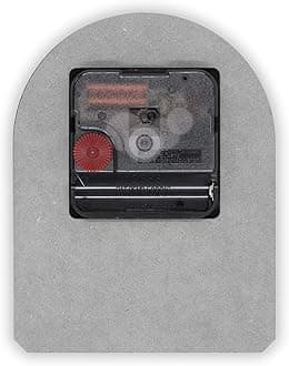 COMMA Haze | Desk & Shelf Analog Clock | Size (13cm X 10cm) (5.11inch X 3.93) | Wooden Finish Table Clock | Battery Operated | Composite Material - Blue