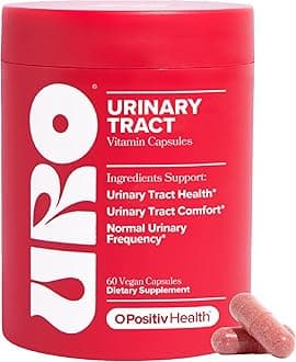 - URO Urinary Tract Health Supplement for Women, 60 Count (Pack of 1) - Urinary Support Vitamins with Pacran Complete Cranberry Extract, D-Mannose, & Vitamin C - Vegan & Gluten-Free