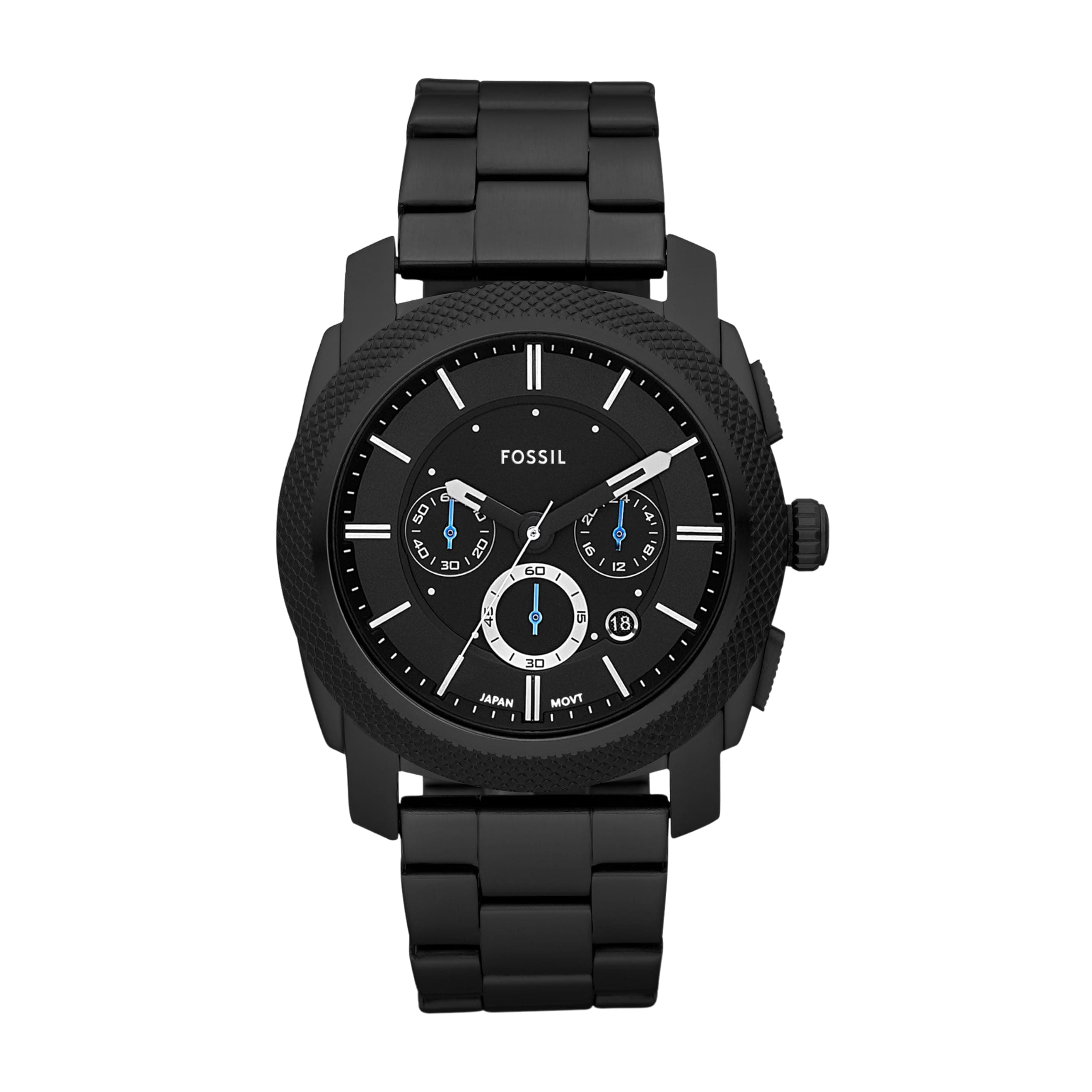 - Fossil Analog Black Dial Men's Watch - FS4552