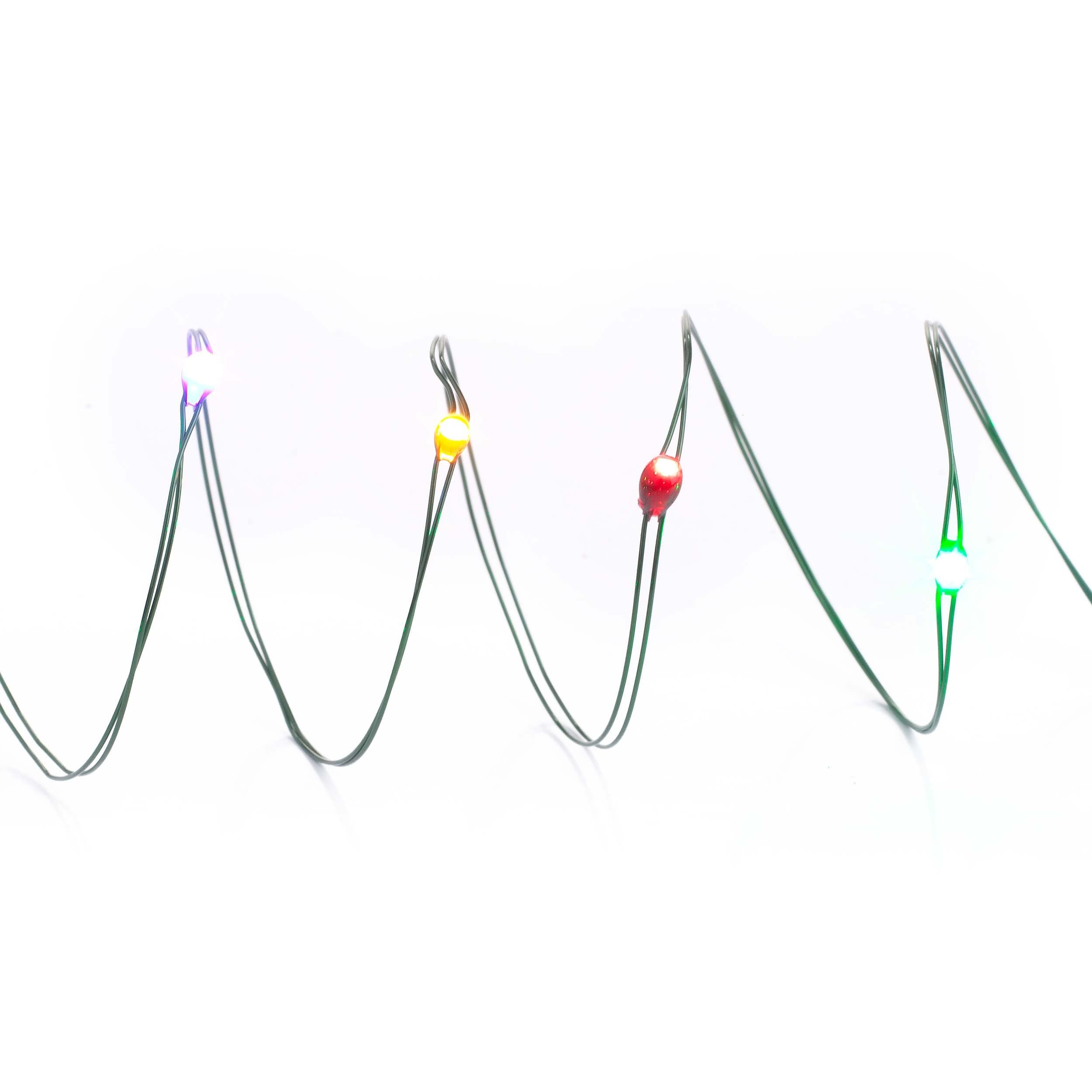 S4 Lights 18 Light Multicolor Battery Operated LED Christmas Lights