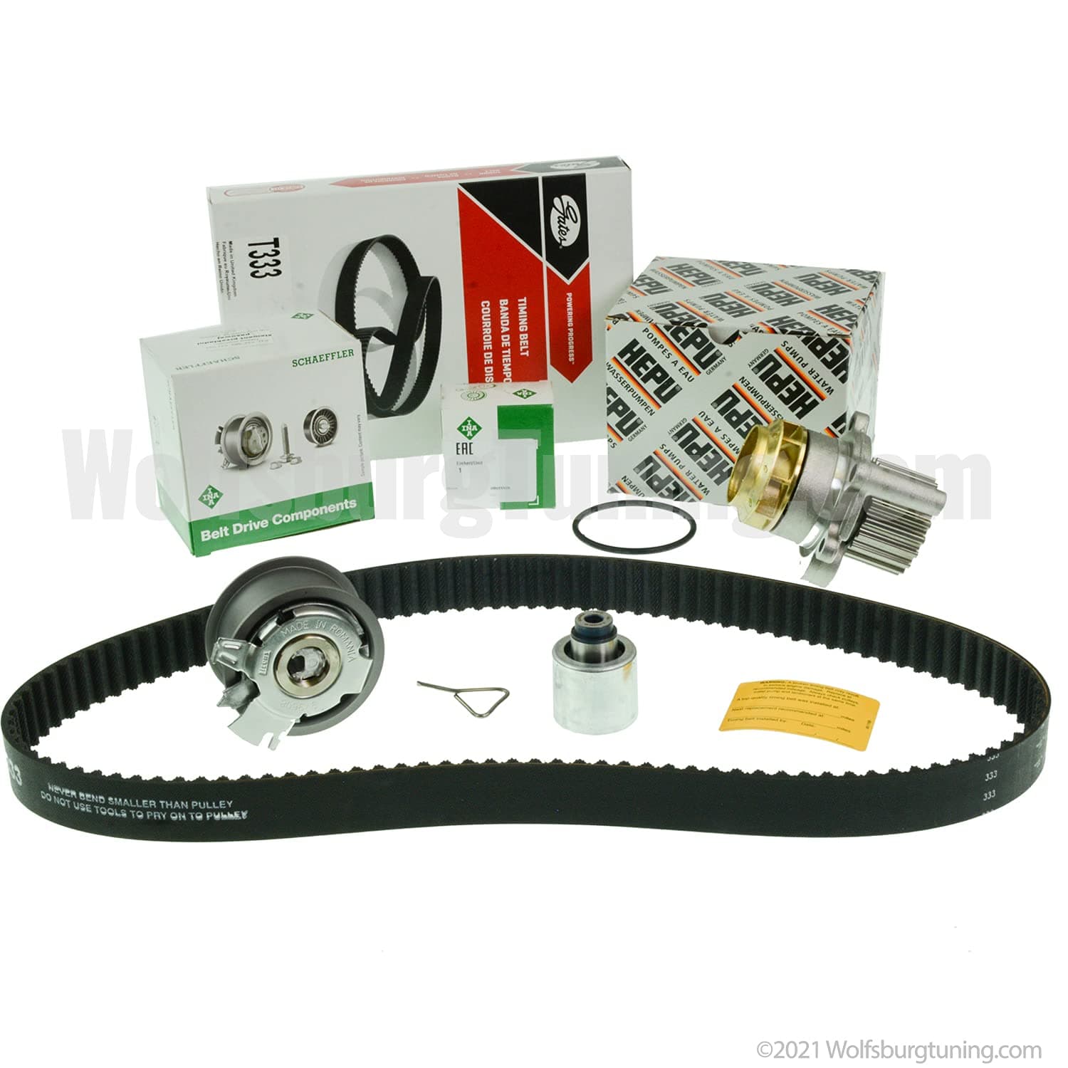 Timing Belt Kit Metal Water Pump Relay Roller OEM MK5 Jetta 2005 2006 BRM 1.9 TDI Diesel