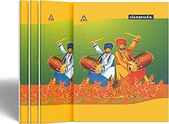 Classmate Longbook - Single Line, 344 Pages, 297mm x 210mm, Pack of 4