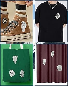 118 Pcs Water Soluble Hand Sewing Stabilizers, Embroidery Stick and Stitch Embroidery Paper Wash Away, Floral Patterns for Hand Sewing Lovers, Adults (Plants Flowers)