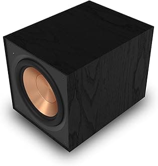 Reference R-101SW 10” Front-Firing Subwoofer with All-New Spun-Copper 10” woofers and an All-Digital Amplifier for Premium Home Theater Sound in Black