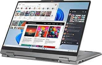 Lenovo IdeaPad 5 2-in-1 Laptop, 2024, 14" 1920 x 1200 Touch IPS, Intel-10 Core 7 150U, 16GB LPDDR5, 1TB SSD, Windows 11 Pro, Backlit Keyboard, Wi-Fi 6, Bluetooth 5.2, 1080p FHD Camera, Luna Grey