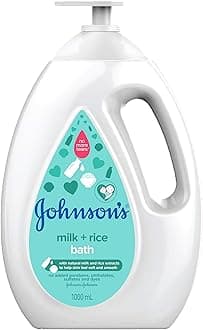 Johnson's Johnsons Baby Milk Bath 1000ml - Pack of 1, 1000mL