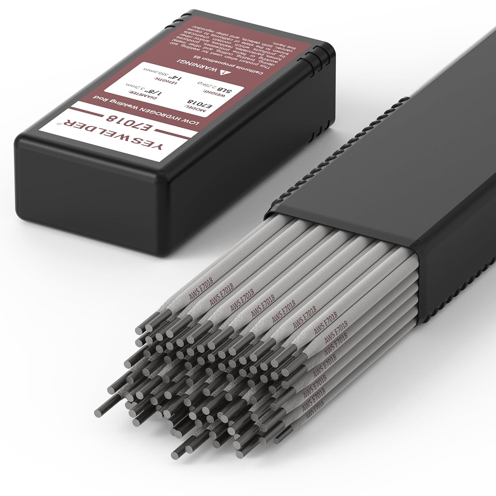 E7018 1/8'' 5LB Welding Rod Low Hydrogen Carbon Steel Stick Electrodes