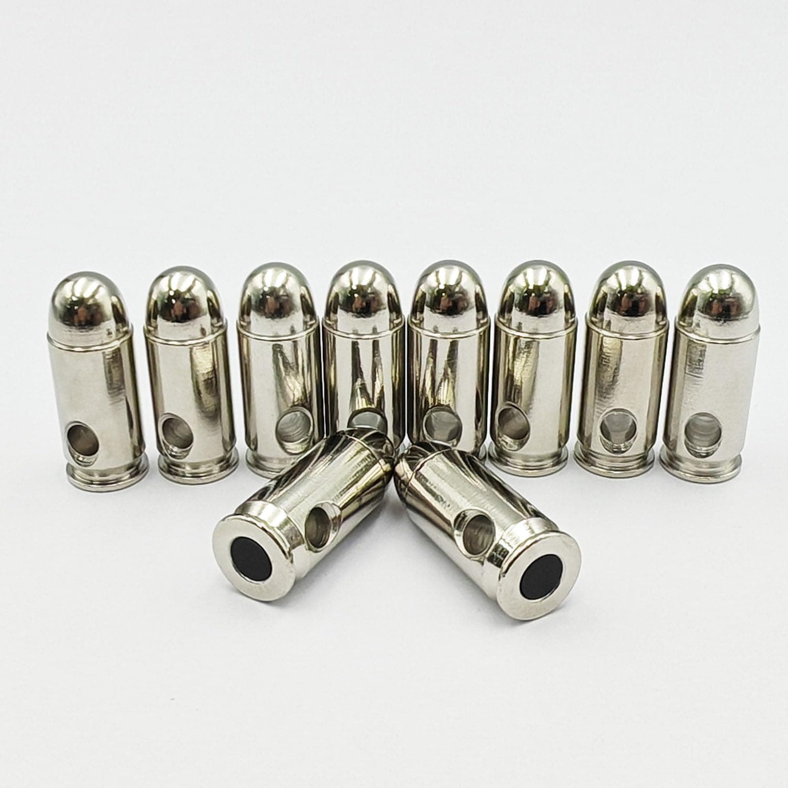 Bayattoo Steel Safety Practice Rounds Action Trainer Dummy Round Dry Fire Training Snap Cap