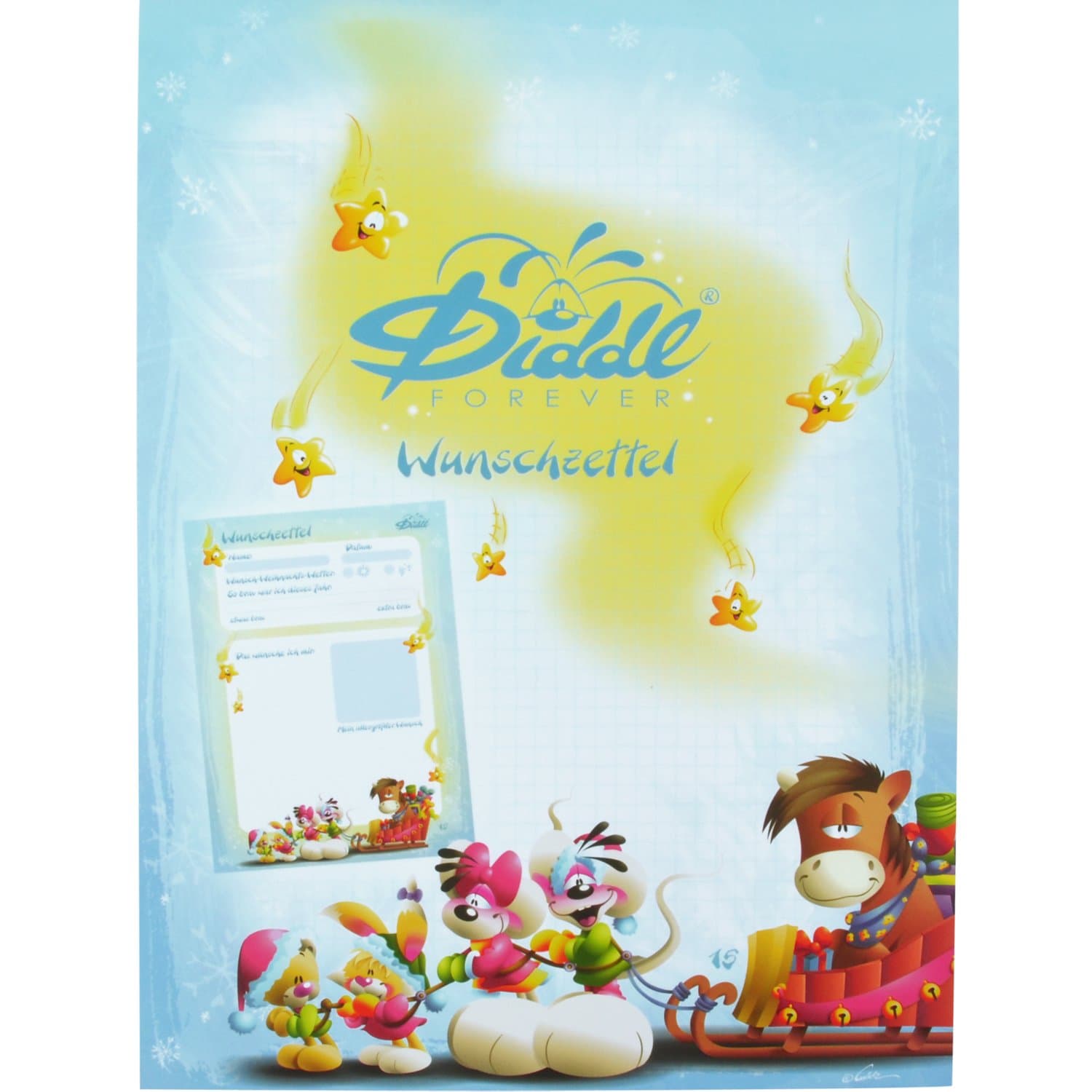 'Forever' Block A4 Christmas List