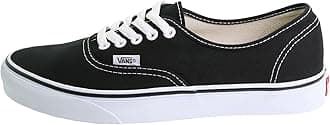 Vans Unisex Authentic Solid Canvas Skateboard Sneakers (10 D(M) US, Black)