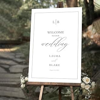 Personalized Couple Portrait Welcome Sign, Canvas Wall Art for Marriage Reception, Love #