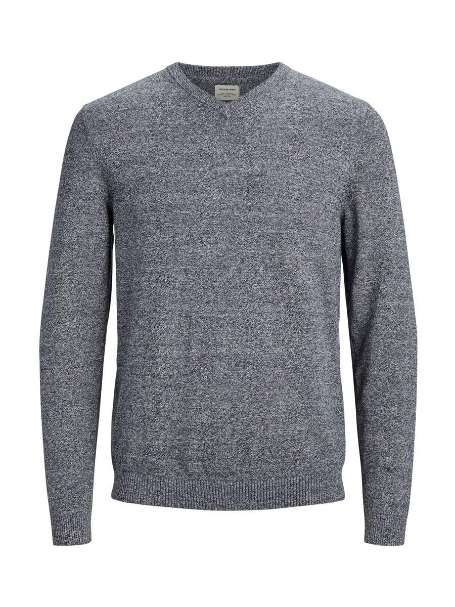JACK & JONESMen's JJEBASIC KNIT V-NECK NOOS Pullover
