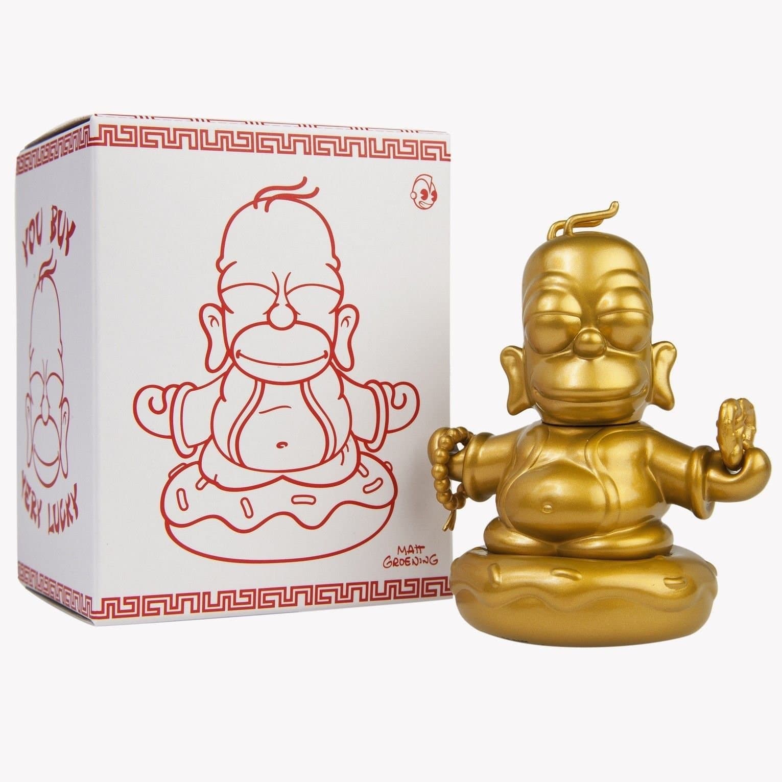 The Simpsons 3-Inch Gold Homer Buddha