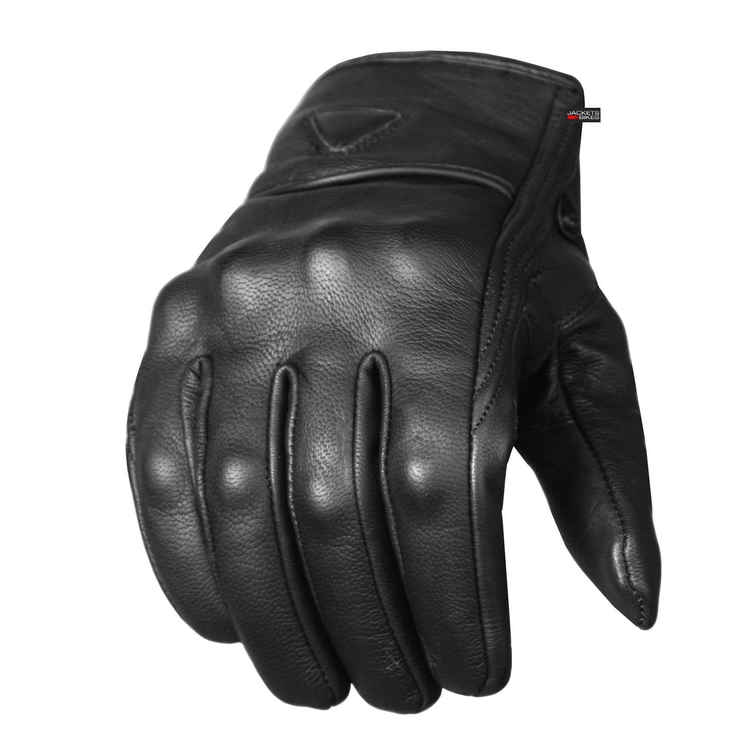 Jackets 4 Bikes Motorcycle Gloves - Premium Leather for Men, Touch Screen, Non-Slip, Motorbike Cruiser Street Biker Protector Glove
