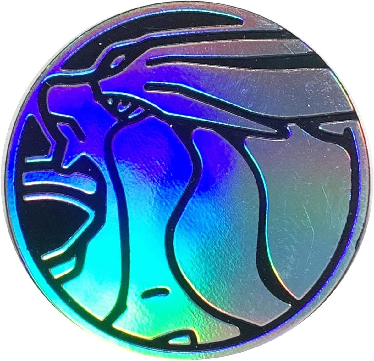 Pokemon Suicune Coin - Standard Size - Silver/Blue