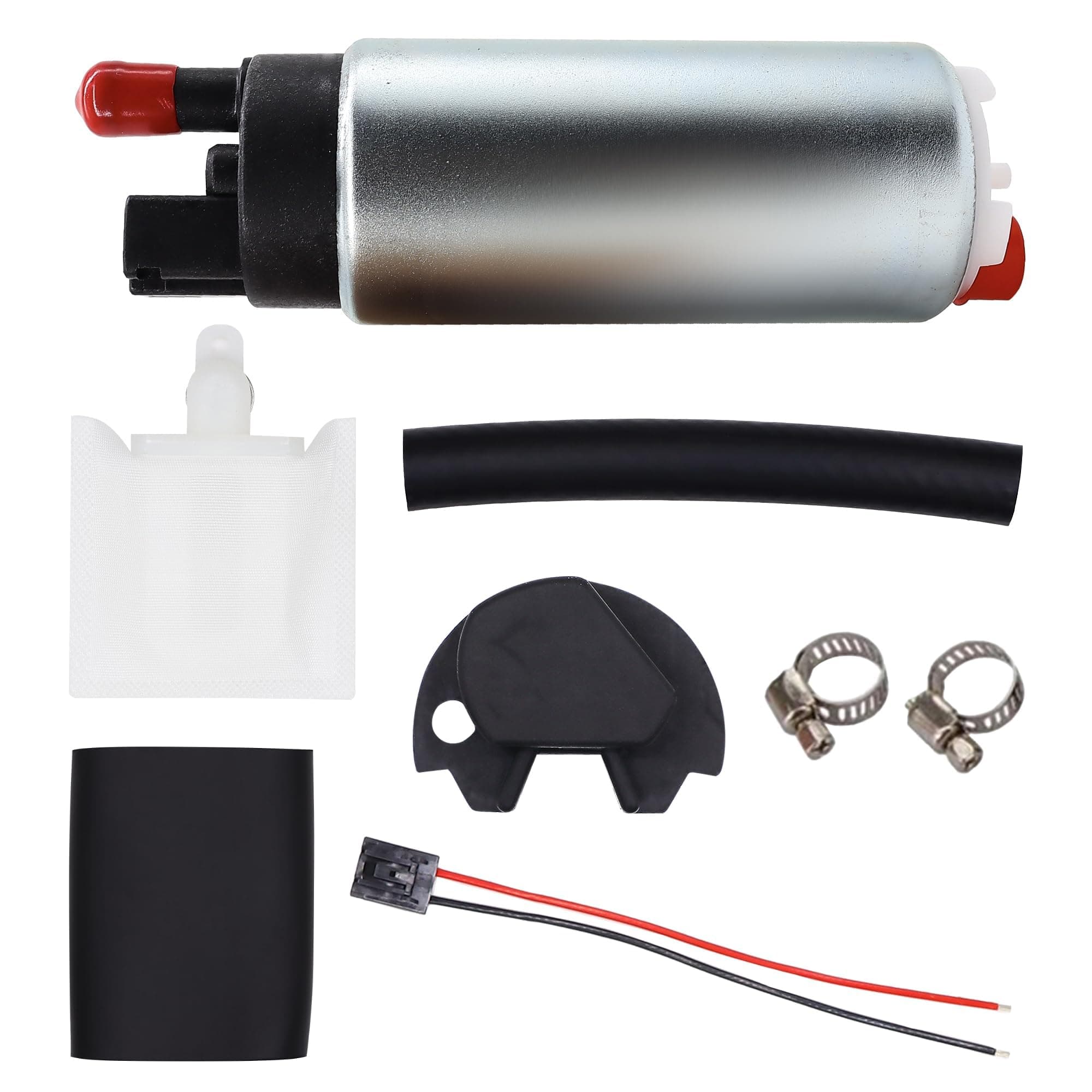 OXCANOGSS341 Fuel Pump 340LPH Electric Fuel Pump High Performance Replacement for Walbro 255LPH GSS341 Intank Fuel Pump with Installation Kits