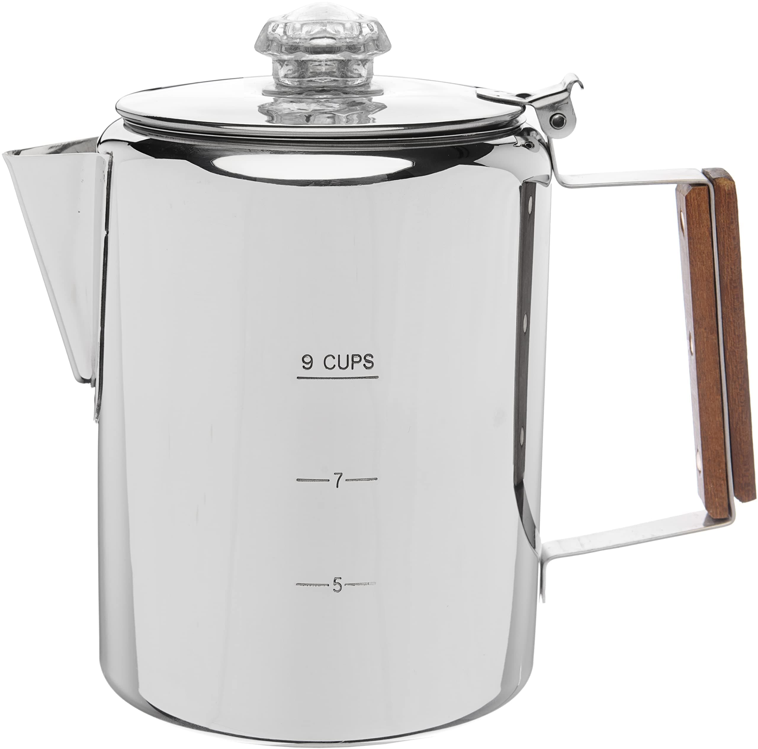 COLETTI Bozeman Coffee Percolator, Percolator Coffee Pot, Coffee Percolator Stovetop, Camping Coffee Makers, Percolator Coffee Pot Stovetop, Camp Coffee Pot