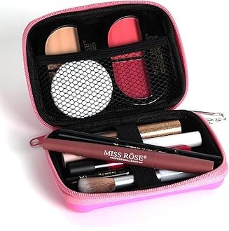 All in One Makeup Kit for Women - Full Professional Kit With Pressed Powder, Blush, Eyeliner, Eyeshadow, Mascara, Lip Gloss and Lipstick (Pink)