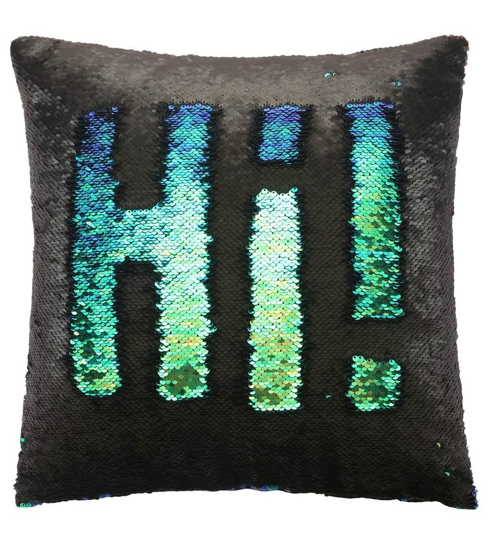 SIRENE Mermaid Pillow Reversible Sequin Pillow That Changes Color - Mermaid Green