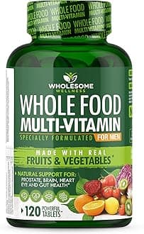 Wholesome Wellness Men's Food Multivitamin - 120 Tablets