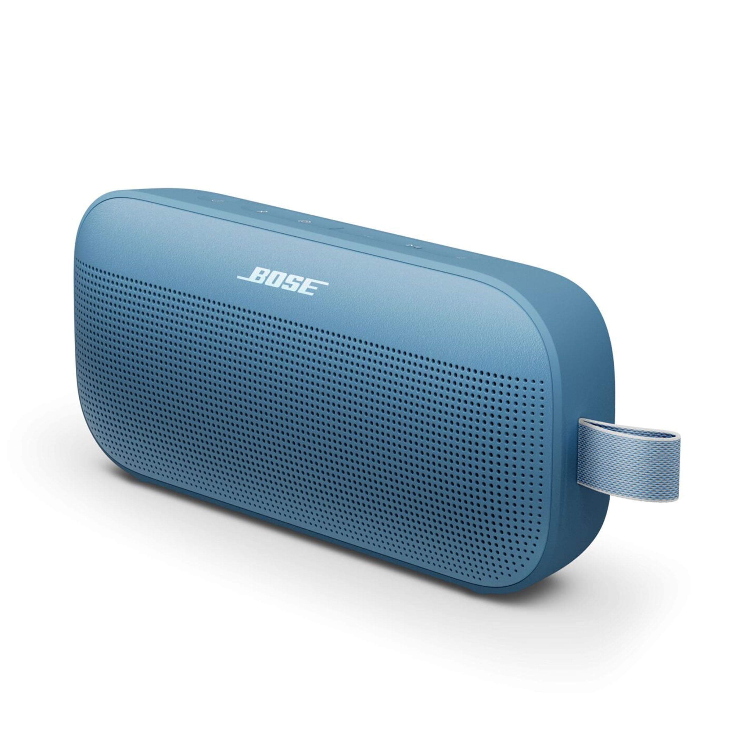 New SoundLink Flex Portable Bluetooth Speaker (2nd Gen), Portable Outdoor Speaker with Hi-Fi Audio, Up to 12 Hours Battery Life, Waterproof and Dustproof, Blue Dusk