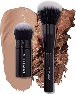 (11 Better Together 2pc) - Better Together Two-Piece Makeup Brush Set for Powders and Foundation