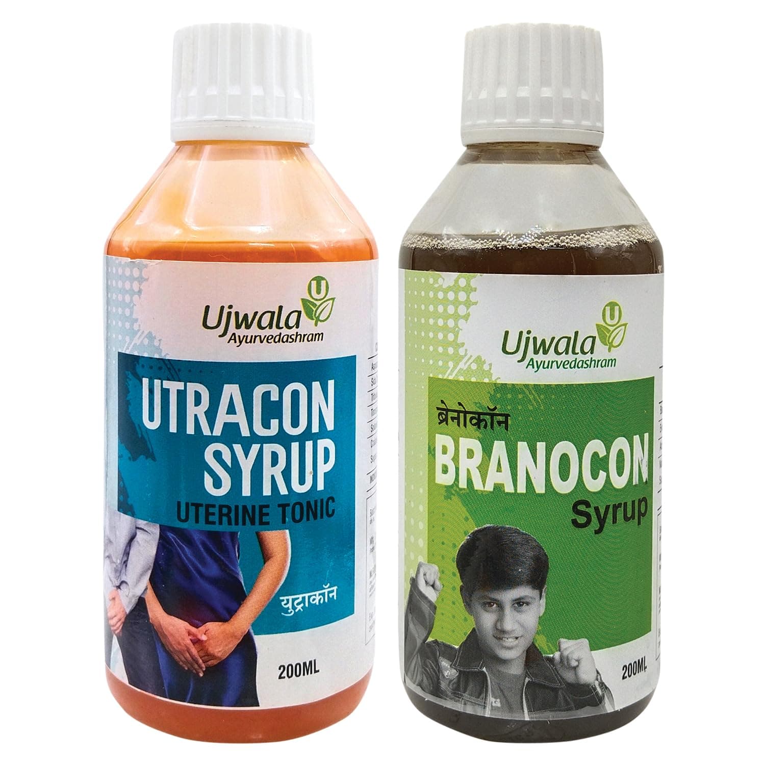 - Branocon And Utracon Syrup Combo Kit I For Urinary Incontinence I Bed Wetting I Dribling Urine|, Pack Of 1