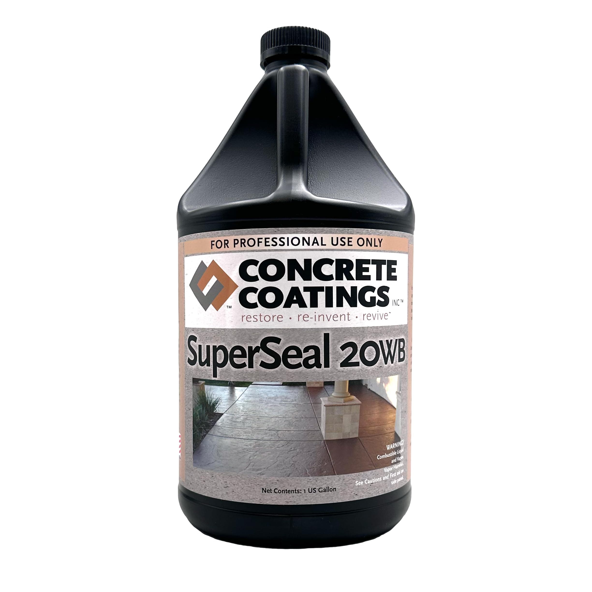 SuperSeal 20WB - Water Base Acrylic Sealer, Quick Drying, Safe & Easy to Use - Satin Finish (1 Gal)