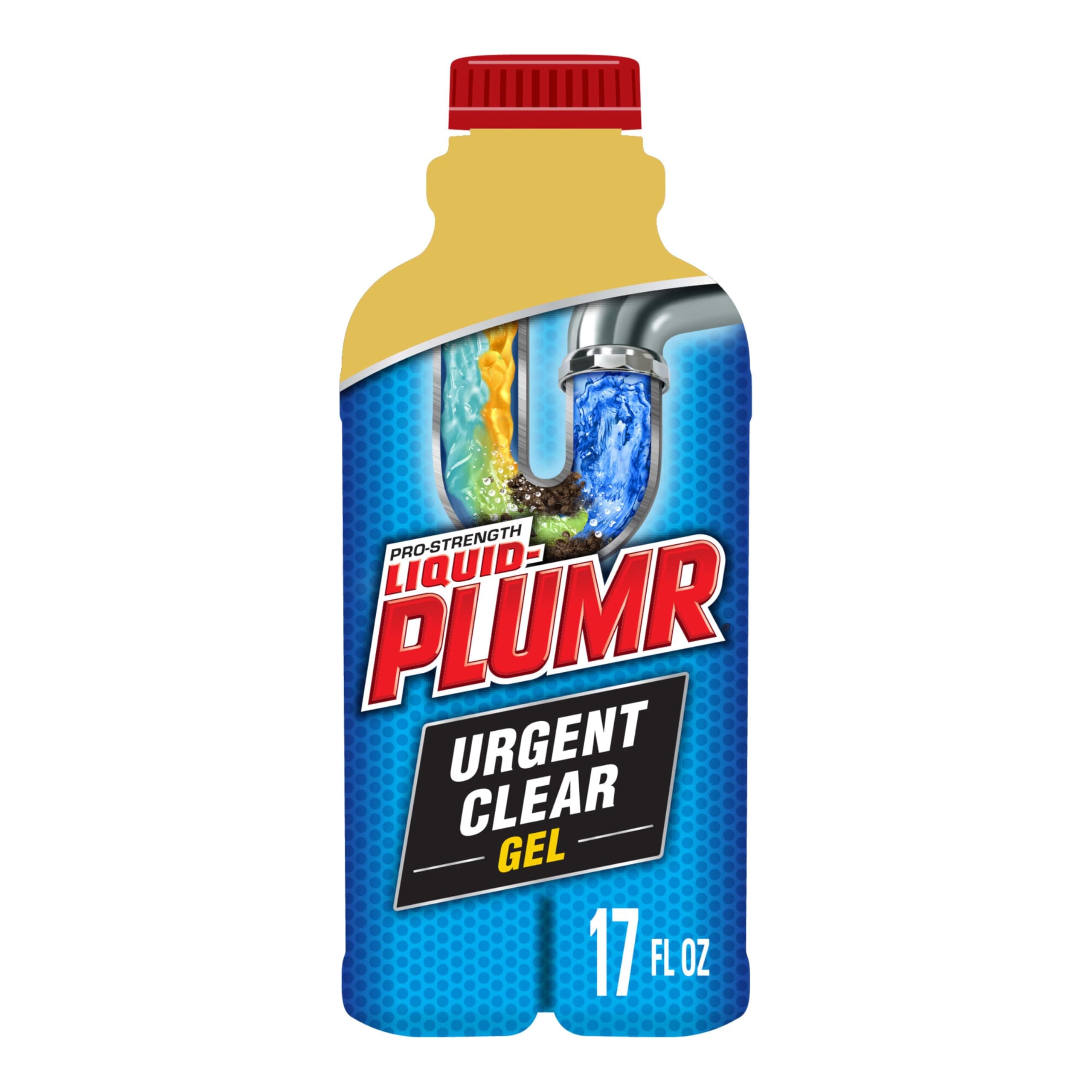 Liquid-Plumr Pro-Strength Urgent Clear, Liquid Drain Cleaner, 17 Ounces