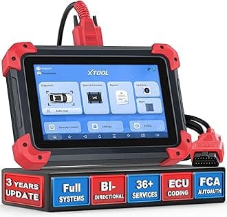 D7X OBD2 Scanner Diagnostic Tool, Bidirectional Scan Tool with 36+Resets, 3-Year Updates, Active Test, Full System Car Scanner for ABS, Crank Sensor Relearn, Throttle Relearn, FCA, CANFD & DoIP