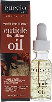 Naturale Revitalizing Cuticle Oil - Hydrating Oil For Repaired Cuticles Overnight - Remedy For Damaged Skin And Thin Nails - Paraben And Cruelty-Free Formula - Vanilla Bean And Sugar - 0.5 Oz